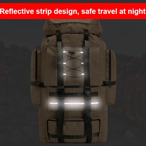 Mochila de senderismo impermeable ligera 130L miniatura 6