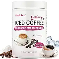 Probiotic Iced Coffee with Adaptogens, Slim Ground Coffee, Arabica Specialty Coffee Caffeinated Medium Roast Ideal for Cold Brew & Refreshing Iced Beverages, Brew Instant Coffee, 500g