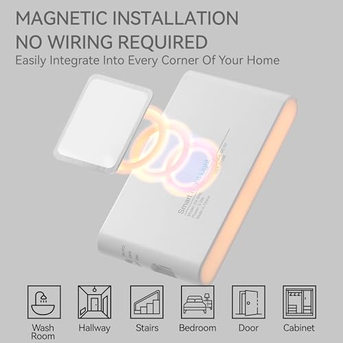 Motion Sensor Night Light 4 Pack for Indoors