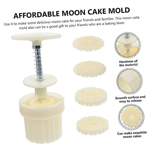 Set de moldes para pastel Luxshiny con diseño floral miniatura 3