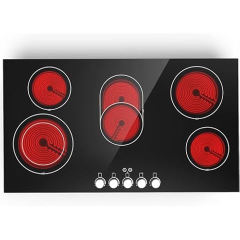 Nafewin 36 Inch Electric Cooktop Cover