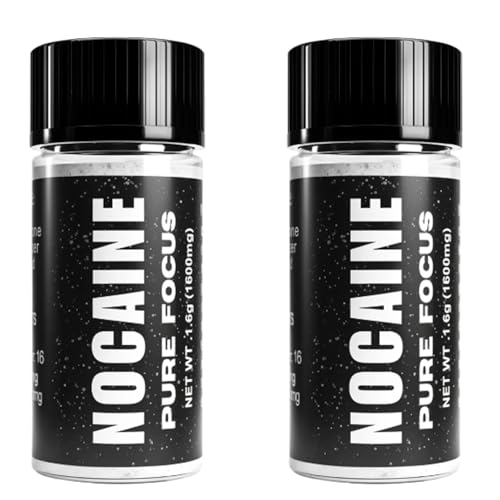 NOCAINE Pure Focus Powder – 1.6g Vials (2-Pack)