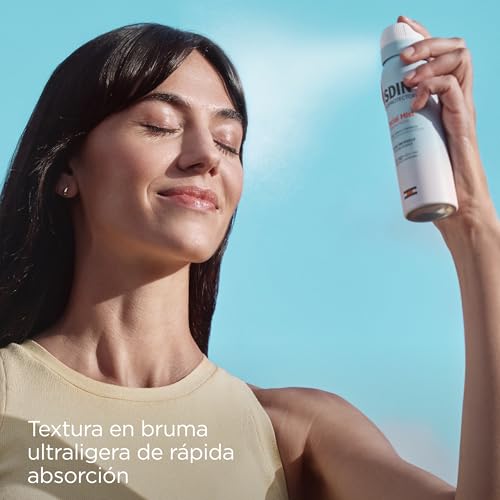 Miniatura 3 de ISDIN Fotoprotector Facial Mist SPF50, Protector Solar facial en spray formato bruma ultrafina e invisible, Protege, hidrata y refresca tu piel, 100ml | Formato bruma ultrafina, Invisible, Protege e hidrata, Refresca la piel