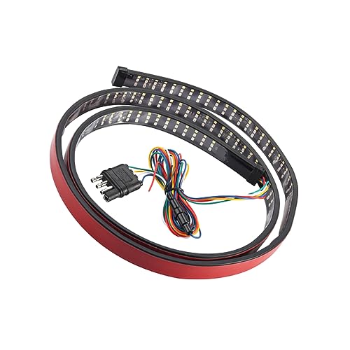 SOLUSTRE 1.5M Flexible Car LED Strip Lights Tricolor Daytime Running Light for Auto Decoration Energy Saving Long Lifespan Versatile Illumination for Vehicles
