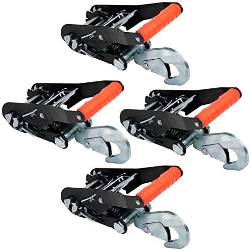 Hebilla de trinquete Vulcan para evitar deslizamientos de carga con gancho 4uds