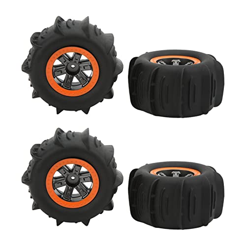 Pneus de plage en caoutchouc Dilwe pour voiture RC 1/12 et 1/10