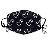 (Bequem zu tragen) - Länge der Mundabdeckung: 18X11CM. One Size Fit für die meisten Menschen, geeignet für Erwachsene, Männer und Frauen. Mit weicher elastischer verstellbarer Ohrschlaufe, bequemer Passform. Sie können die Länge der Gurte frei einstellen, wie Sie möchten.