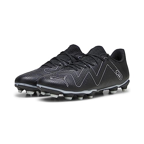 Produktfoto von PUMA Herren Future Play Fg/Ag Fussballschuh, Schwarz Silber, 44.5 EU