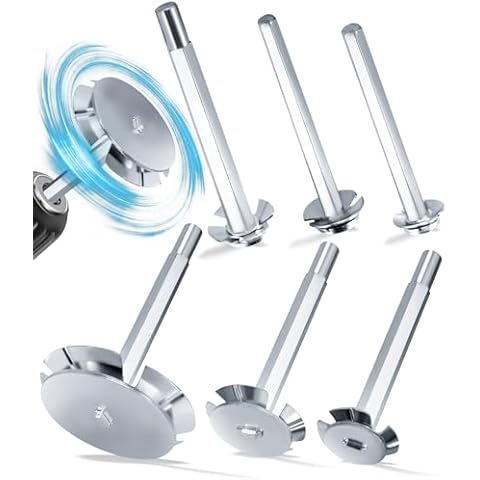 Loyala PVC Pipe Reamer, 6Pcs PVC Fitting Socket Saver Set for Removing SCH 40 from Hub, 1/2, 3/4, 1, 1-1/2, 2, 3 Inch Head, Fits 1/2" Variable Speed Power Drill, Socket Saver for PVC Plumbing Cover