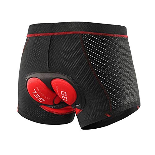 HBJWOV Shorts ciclismo con badana 5D para hombre miniatura 1