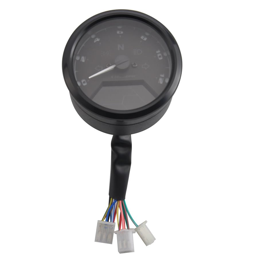 Tachymètre Moto RPM 12V idéal pour la rénovation de votre tableau de bord