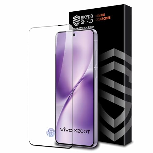 Image of Military-Grade Gorilla Tempered Glass For Vivo X200T (6.83 Inch) With Installation Kit | Edge to Edge Coverage | Black