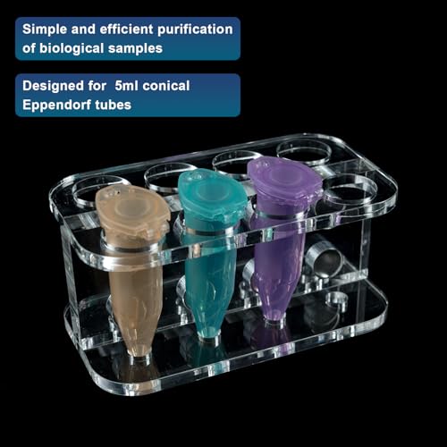 Image of Special Magnetic Separation Tool for Eppendorf 5ml Conical Centrifuge Tubes,High Magnetic Field Strength for Quick 10-30s Separation Time,High Temperature and Corrosion Resistance
