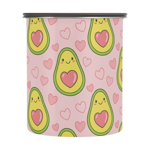 Contenedor hermético de acero para café 900ml Domiking