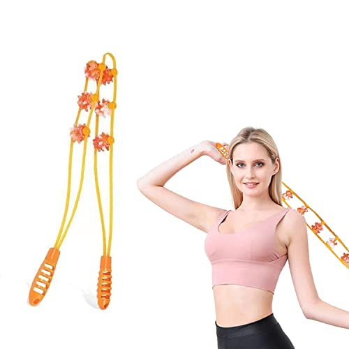 Neck Massager,Back Massage Tool,Deep Tissue Massage Roller for Pain Relief on Neck Back Shoulder,Leg,Massage Neck,Leg Massager,Athletic Recovery Tool for Men and Women,Hand Held Massage Tools
