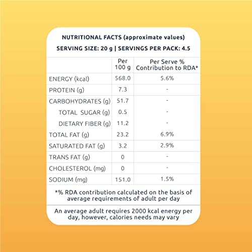 Image of Farmley Himalayan Salted Roasted Makhana Fit for Fasting - Roasted In Olive Oil 415 gram (Pack of 5, Each 83g)