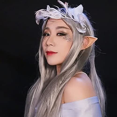 Fantercy Halloween Elf Ears Latex Material Elf Ears Cosplay Party Props para Halloween Natal Baile d