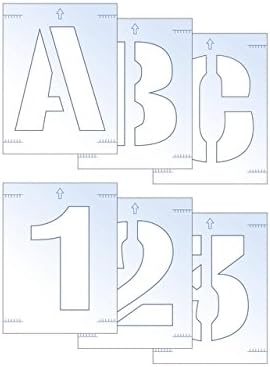 Scan - Letter & Number Stencil Kit 50mm