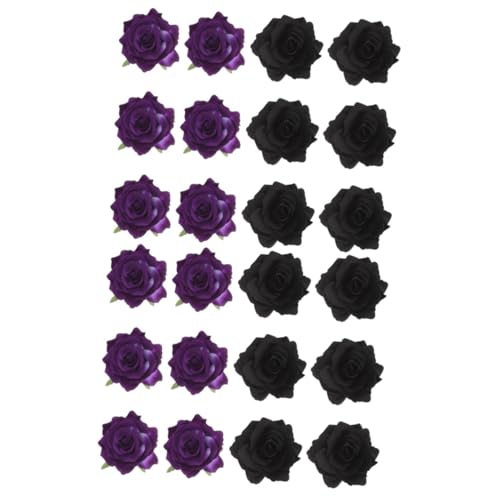 Broches de fleurs pour femmes et barrettes épingles à cheveux rose