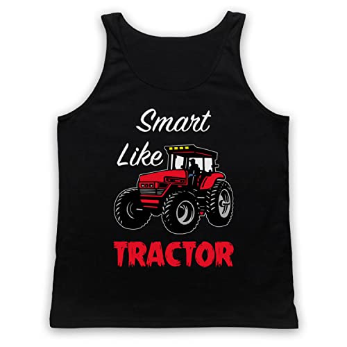Débardeur sans manches Smart Like Tractor avec motif original et humour