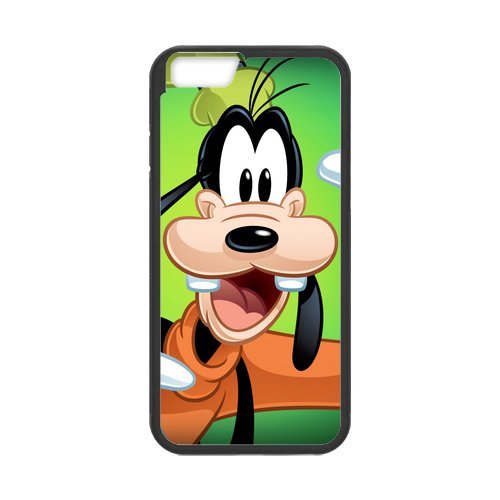 LeonardCustom Protective Hard Rubber Coated Cell PhoneCover Case for iPhone 6 & iPhone 6S, Cartoon Goofy -LCI6U847
