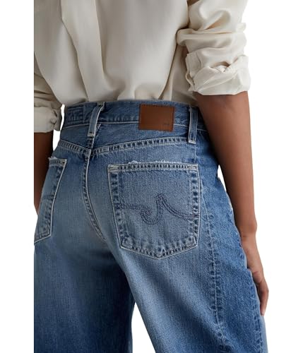 AG Women's Hattie High Rise Crop Barrel4