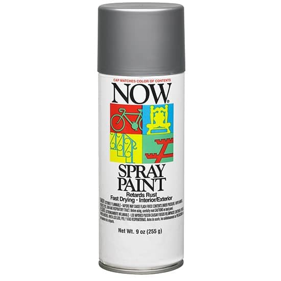 Image of 6-Pack of 9 oz Krylon 21201 Aluminum NOW Enamel Spray Paint