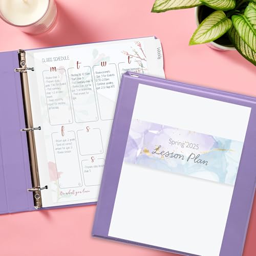 Image of Avery Durable View 3 Ring Binder, 1 Inch Slant Rings, Lavender Binder (17083)