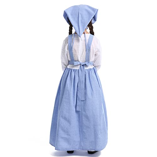 Disfraz tradicional alemán para niñas azul 3-4 años miniatura 3