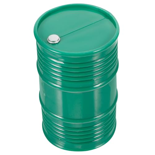 Gatuida Decoración Realista de Bidón de Aceite para Coche RC Accesorio Plástico Compatible con Rcwd Decoración para Vehículo Todoterreno Color Verde