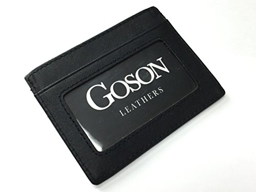 Goson Slim Wallet Leather Money Clip Wallet For Men - Front Pocket Wallet, Credit Card Holder, Slim Minimalist Wallet2