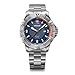 Price comparison product image Wenger Mens Watch Seaforce Ø 43 mm, Swiss Made, Analogue Quartz, Water-Resistant up to 200 m, Stainless Steel Strap, Silver/Blue, 01.0641.141