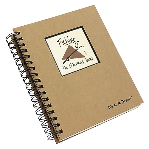 Journal de pêcheur La Pêche carnet de notes kraft pour techniques de pêche et captures
