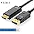 ECKDZMY 4K DisplayPort to HDMI Cable 6ft, One-Way Uni-Directional Transmission DP 1.2 to HDMI 1.4, Compatible with HP, ThinkPad, AMD, NVIDIA (DP to HDMI Only)