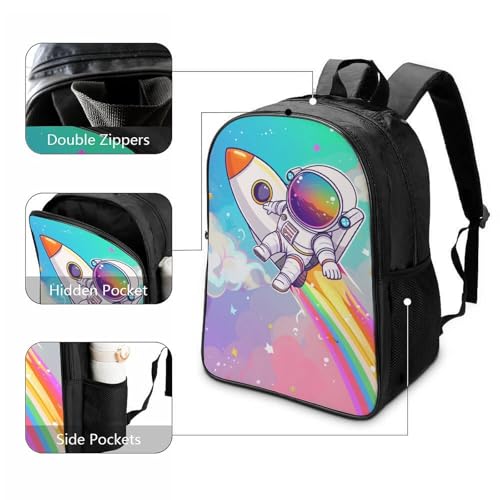 Mochilas escolares de gran capacidad que protegen los libros de la lluvia 3