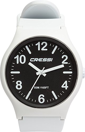 Preisvergleich Produktbild Cressi Analogic Watch Echo Wasserdicht Analoguhr, Weiß / Schwarz / Weiß, Uni