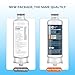 Crystala Filters Replacement for DA97-17376B Water Filter, NSF 42 Compatible with Samsung HAF-QIN, HAF-QIN/EXP, DA97-08006C, RF23M8070SG, RF23M8070SR, RF23M8090SG, RF23M8570SR (3 Pack)