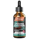 2000MG Liposomal Glutathione Liquid Drops, Ultra High Absorption, Natural Detoxification, Immune System & Skin Support*, L-Glutathione, Vitamin C & Hyaluronic Acid, Capsules Alternative, 2.02 OZ