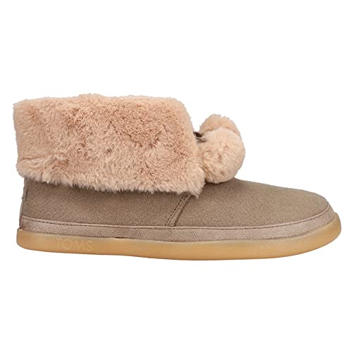 TOMS Women's Celeste Slipper, Taupe Grey Two-Tone, 9