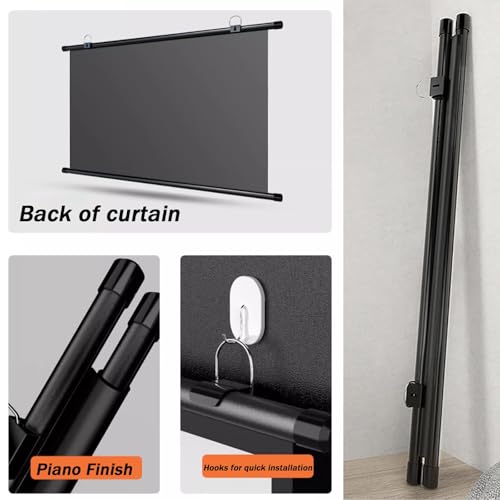 Pantalla Manual Portátil para Proyector 4:3/16:9 miniatura 2