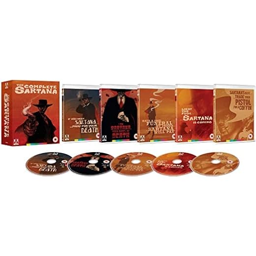 The Complete Sartana Collection - 5-Disc Box Set ( Se incontri Sartana prega per la tua morte / Sono Sartana, il vostro becchino / C'è Sartana... vendi la pisto [ UK Import ] (Blu-Ray)