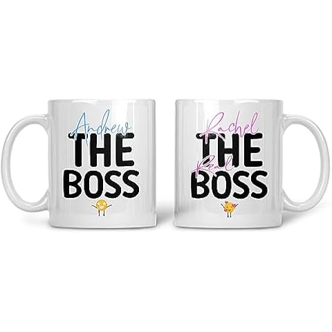 Funny Personalised Mugs Set for Couples Cover