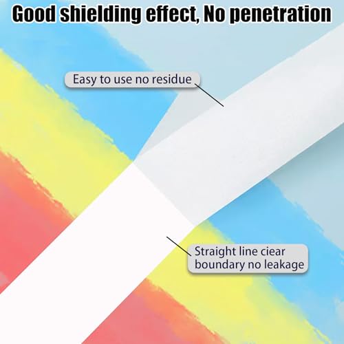 Image of Masking Tape 3 Inch, White Masking Tape, 3 Inches X 55 Yards X 6 Roll. | For General Purpose, Such Like Draft, Label, Mask, etc. 330 Yards Total.