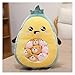 NINGLIU Plüschtiere Pflanze Plüsch Spielzeug Erdbeer Cartoon Plüsch Obst Banane Avocado Spielzeug Kinder Spielzeug Geburtstagsgeschenk (Color : Avocado 40X60CM)