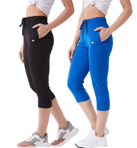 Image of Modeve Women Solid Cotton Blend Capri for summer|| Summer Wear