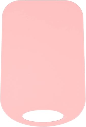 Miniatura 7 de Bloque de corte de plástico Tabla de cortar verduras de carne no desbordamiento anti con agujero colgante Tabla de cortar rosa