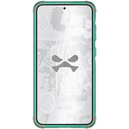Image of Ghostek Covert Galaxy S24 Plus Phone Case Clear with Military Grade Shockproof Protection, Non-Slip Grip, Protective Silicone Cover Designed for 2024 Samsung Galaxy S24+ (6.7 inch) (Teal)