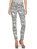  VERO MODA Damen Hose Normaler Bund 10096666 Wonder NW Tira Jegging, Gr. 28/34, Mehrfarbig (Black/Print:Tira Print)