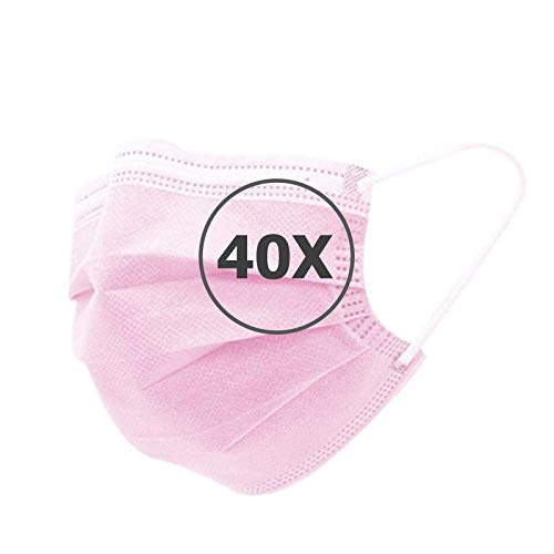 TBOC Maschera Igienica Monouso - [Pack 40 Unità]