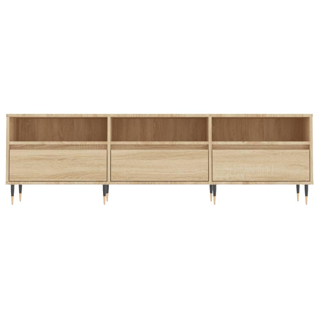 Mobile TV basso in rovere Sonoma, 150 x 30 x 44,5 cm